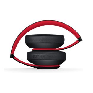 Beats Studio3 Casque haute performance Bluetooth, 22 heures d'écoute - Noir-Rouge Défi