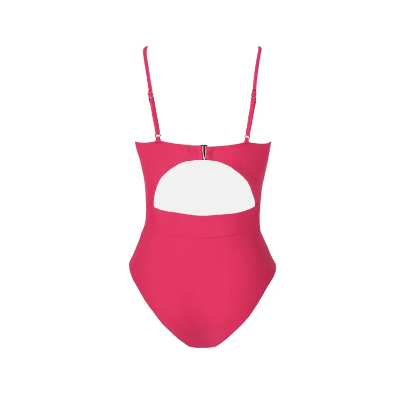 CUPSHE Maillot De Bain Une Pièce pour Femme Décolleté Plongeant Découpe Criss Cross