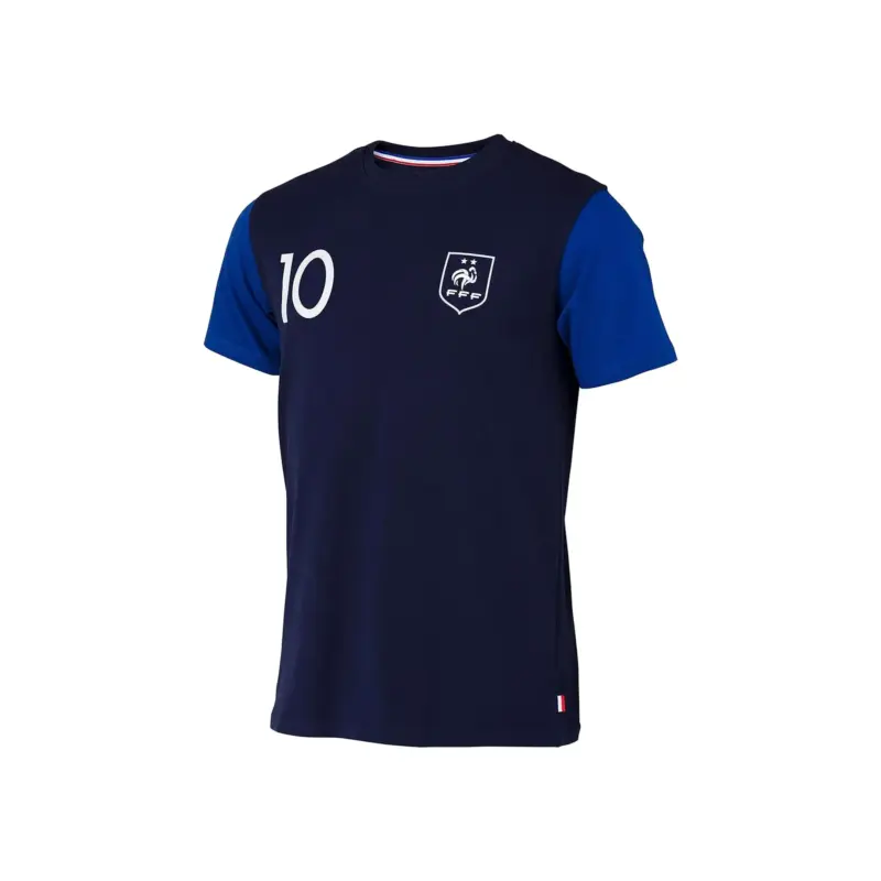 Equipe de FRANCE de football T-Shirt FFF - Kylian MBAPPE - Collection Officielle Taille Enfant garçon