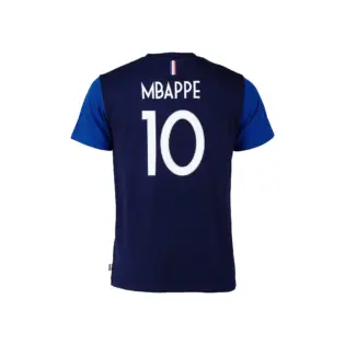 Equipe de FRANCE de football T-Shirt FFF - Kylian MBAPPE - Collection Officielle Taille Enfant garçon