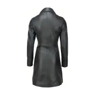 Urban Leather Manteau Élégant pour Femmes 107