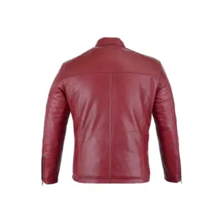 Veste en cuir de mouton souple pour homme