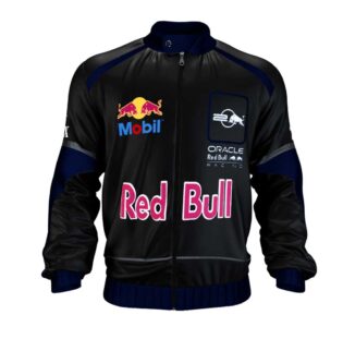 31 The25X Oracle Leather Racer Jacket – F1 Red Bull Edition