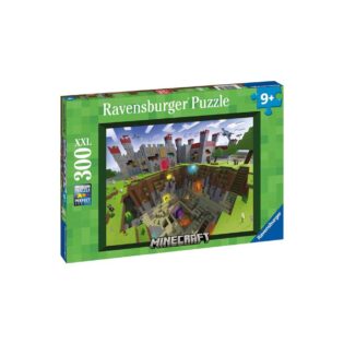 71nFrhOWqAL Ravensburger - 13334 Children's Puzzle - 300 p XXL Puzzle - Minecraft Cut Out - Ages 9 and Above