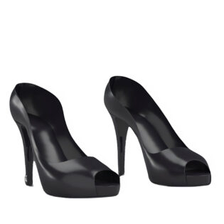 Black Heels – B1 – 01 The 25X Black Heels - B1 For Woman