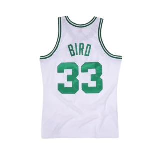 Boston Celtics Larry Bird Hardwood Classics Maillot Swingman par Mitchell & Ness par Mitchell & Ness – Hommes 1 Boston Celtics Larry Bird Hardwood Classics Maillot Swingman par Mitchell & Ness par Mitchell & Ness - Hommes