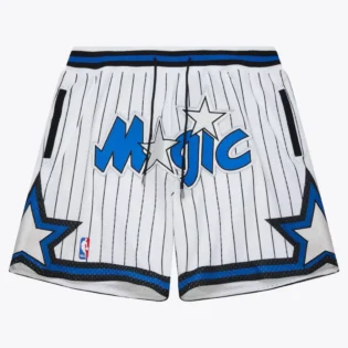 Maillot authentique joueur Penny Hardaway Blanc Orlando Magic 1 (1) Men's M&N x Just Don White Orlando Magic Swingman Fashion Shorts