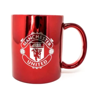 Manchester United Mug en céramique métallique Motif diables rouges 1 Manchester United Mug en céramique métallique Motif diables rouges