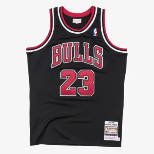 Men’s Michael Jordan Black Chicago Bulls 1 Men's Michael Jordan Black Chicago Bulls