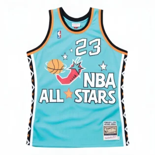 Men’s Michael Jordan Teal Hardwood Classics 1996 NBA All-Star Game 1 Men's Michael Jordan Teal Hardwood Classics 1996 NBA All-Star Game