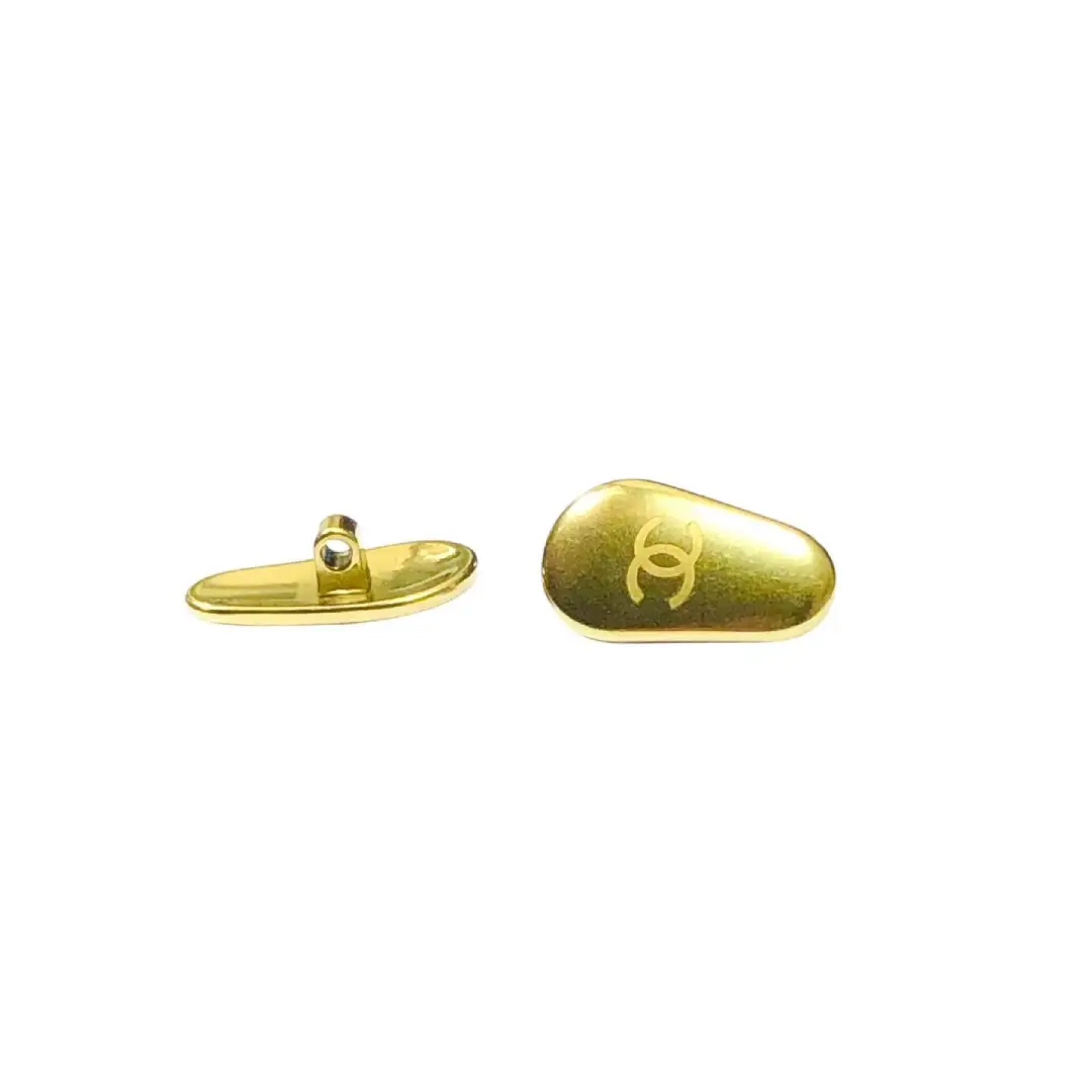 Nose Pads For Sunglasses Eyeglasses Titanium Golden 13mm Small by Chanel - Image 3