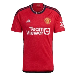 T-Shirt Hommes Adidas Domicile Manchester United 23-24 rouge 1 T-Shirt Hommes Adidas Domicile Manchester United