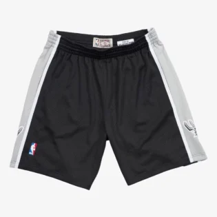 img-01-1 Men's Black San Antonio Spurs 1998/99 Hardwood Classics Swingman Basketball Shorts