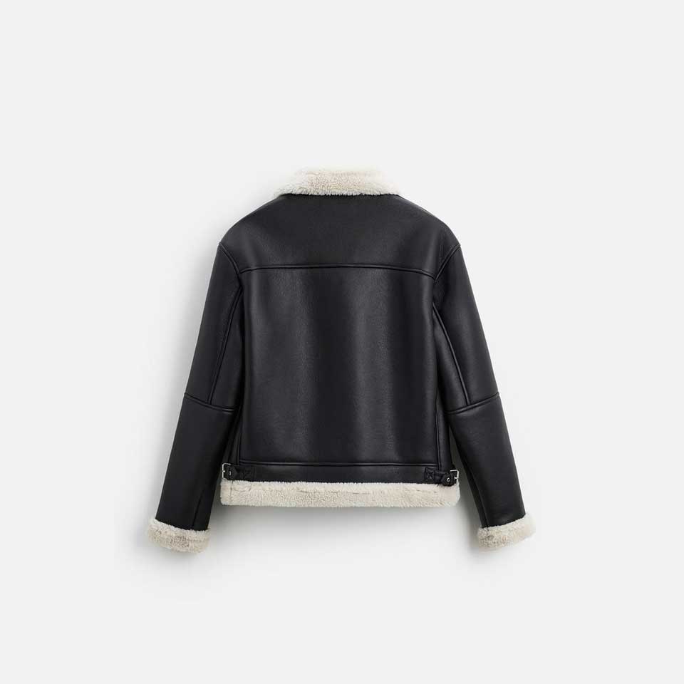 ZARA Relaxed Fit Washed Jacket with Faux Shearling Lining – Men's - Image 2