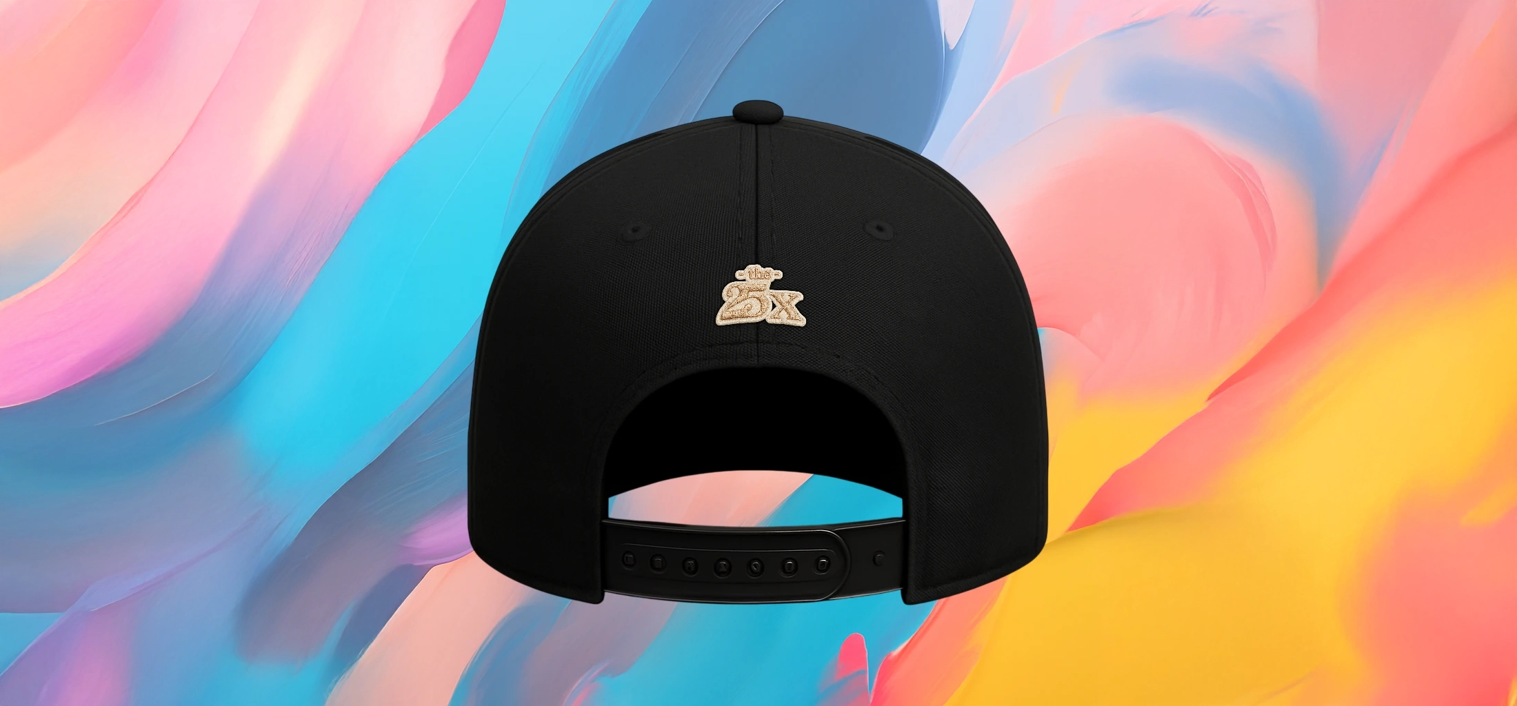 The25x Flat Black Snapback - Image 4