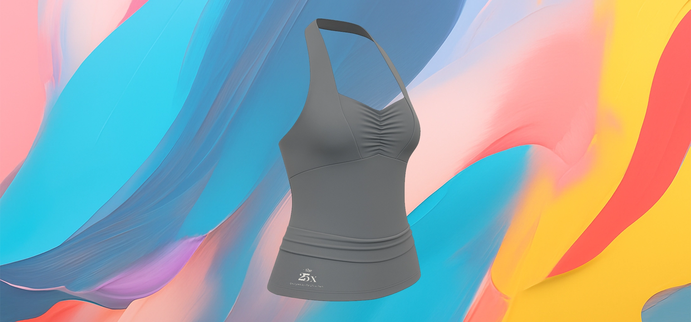 The 25X Women's Grey Tank Top - Image 2