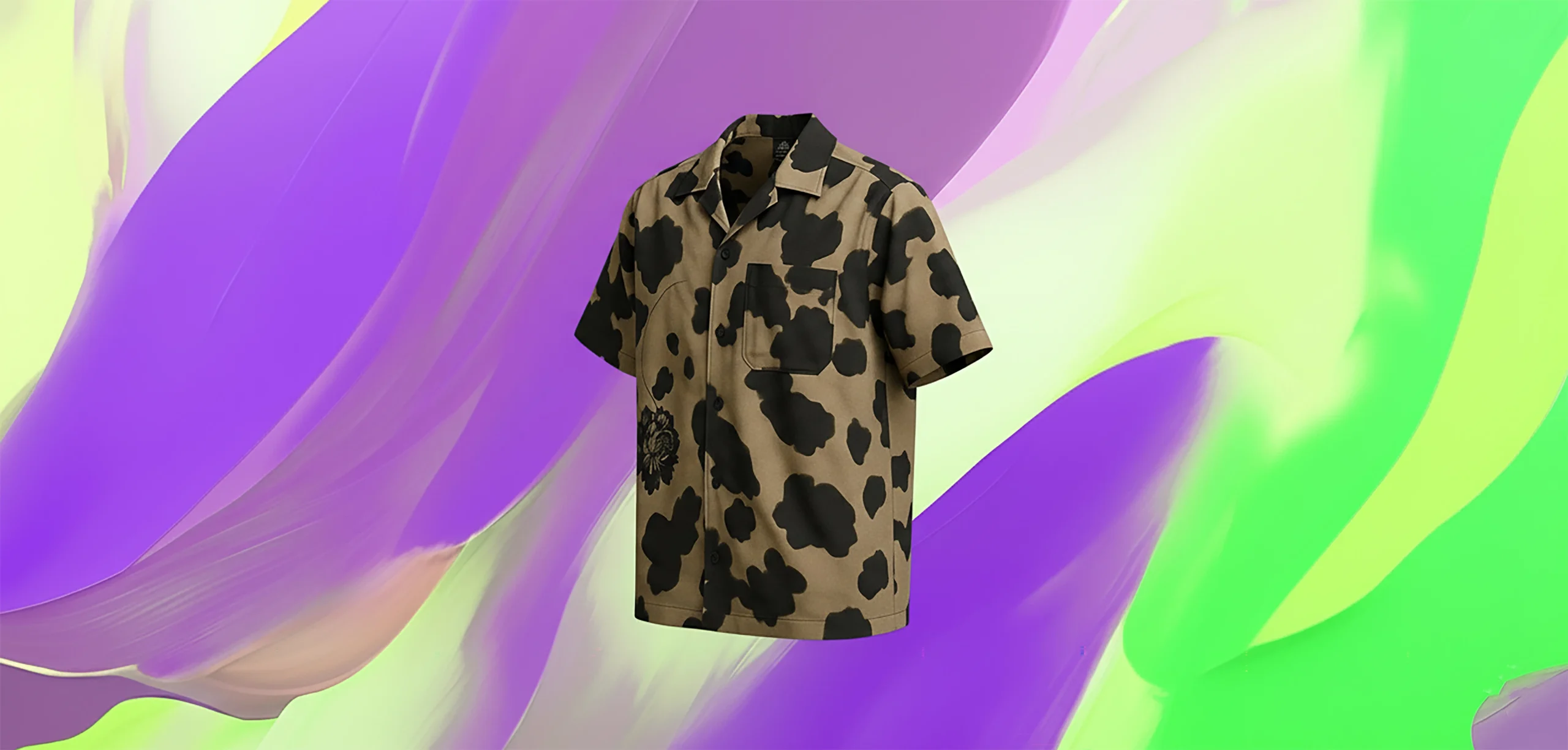 The 25X Brown Floral Shirt - Image 2