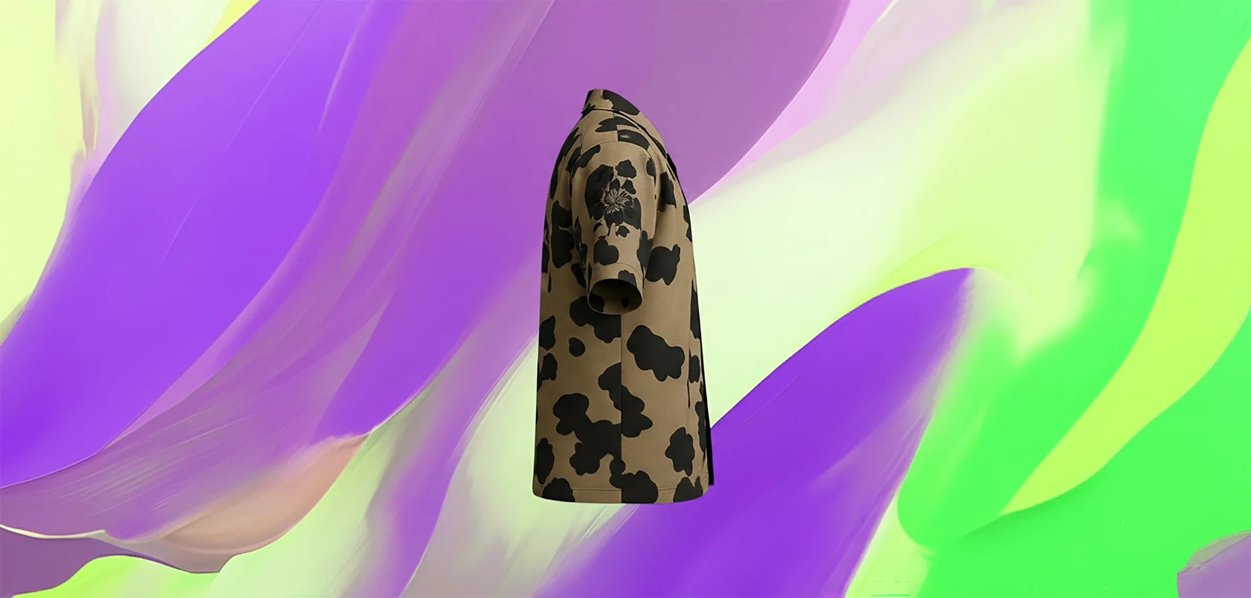 The 25X Brown Floral Shirt - Image 3