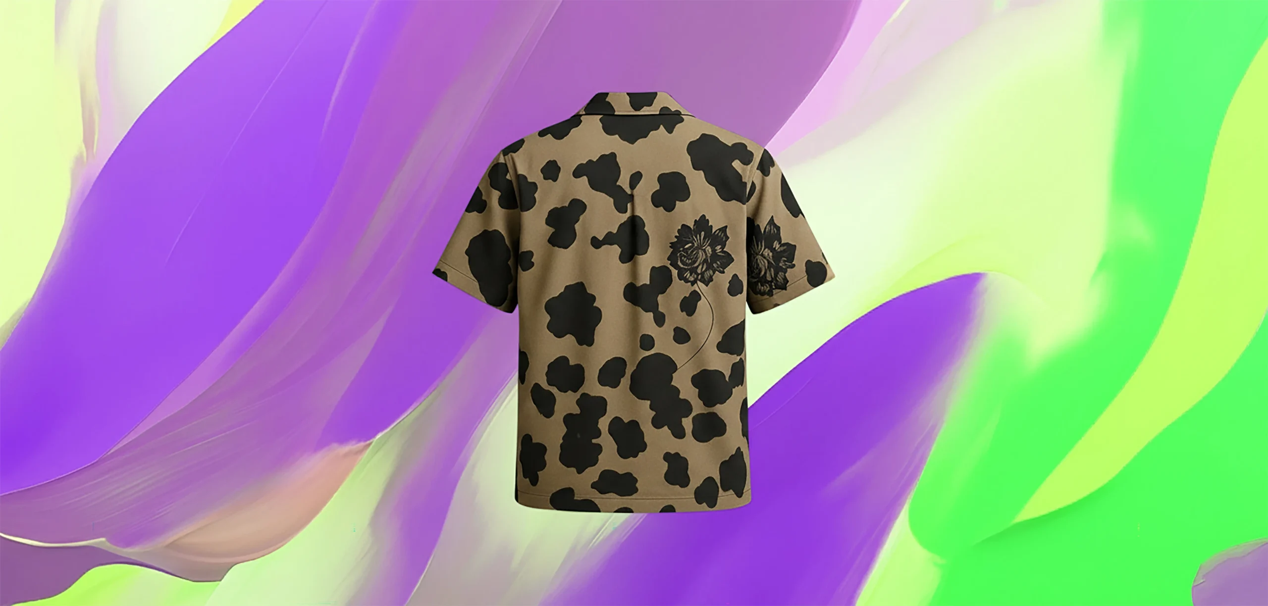 The 25X Brown Floral Shirt - Image 4