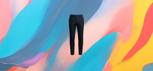 Slim Tailored Wool Trousers – Navy 1 The 25x Slim Tailored Wool Trousers - Navy