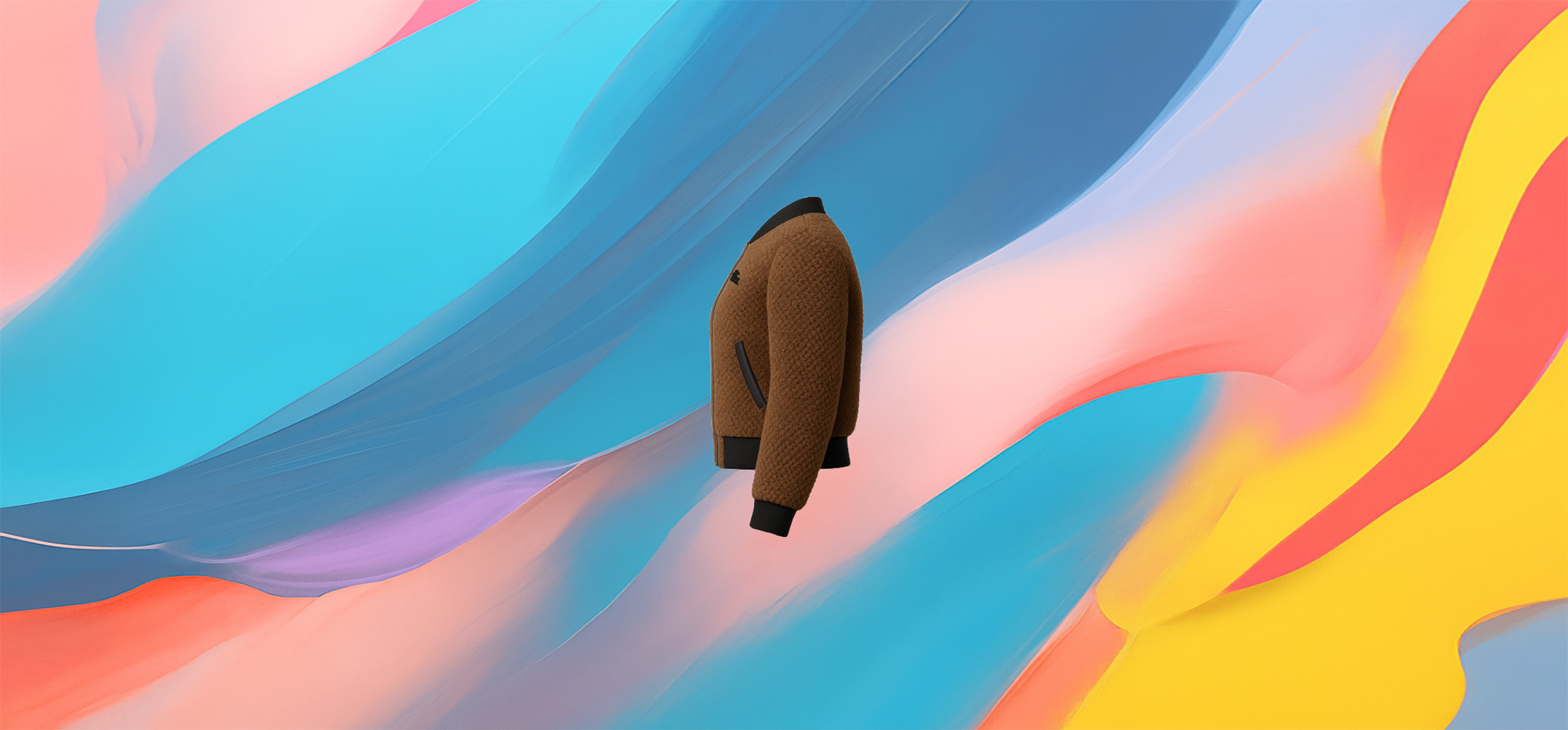 The 25X Chestnut Sherpa Bomber Jacket - Image 4
