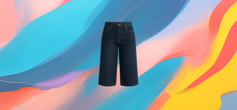 The 25X City Baggy Denim Bermudas Women