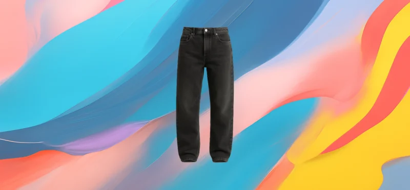 The 25X Eclipse Charcoal Baggy Jeans