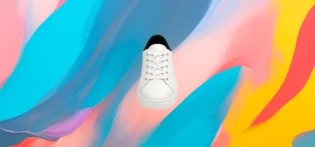 The 25X Ivory Leather Court Sneaker 1 The 25X Ivory Leather Court Sneaker
