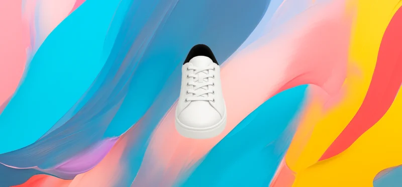 The 25X Ivory Leather Court Sneaker
