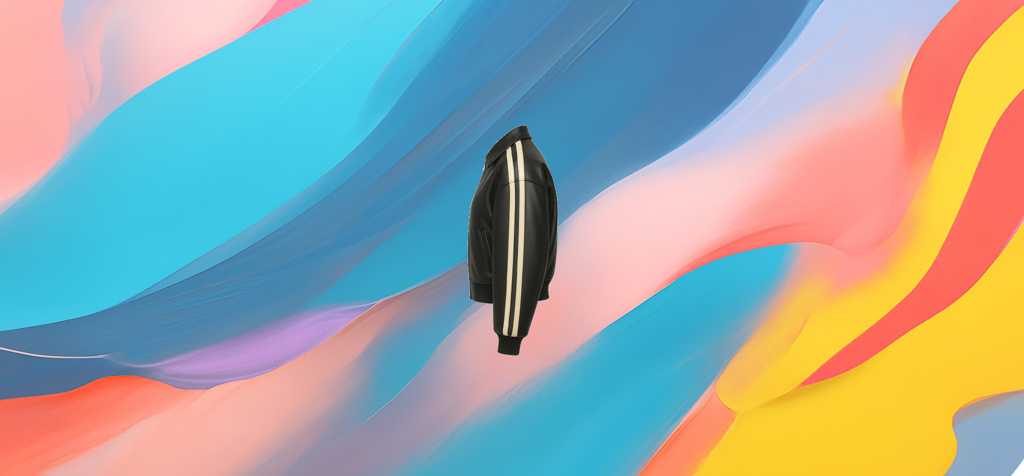 The 25X Midnight Stripe Leather Bomber - Image 4