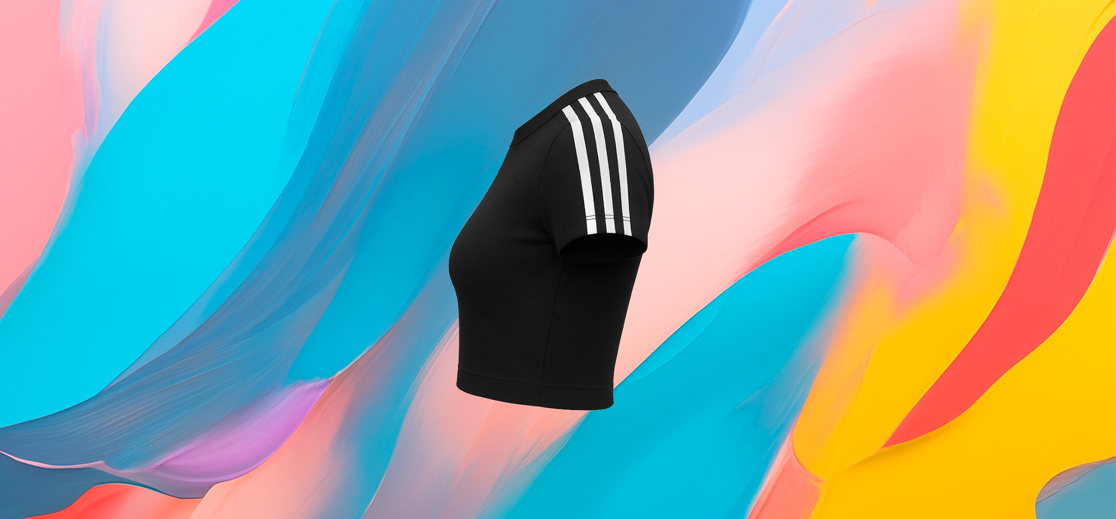 The 25X Triple Stripe Performance Crop - Image 2