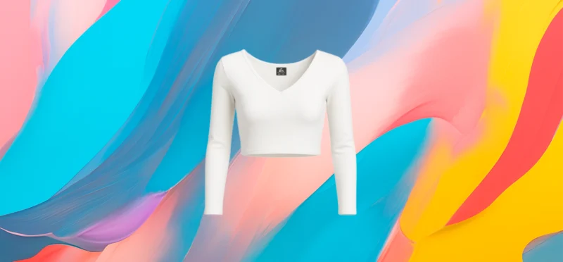 The 25X V-Neck Crop-Top