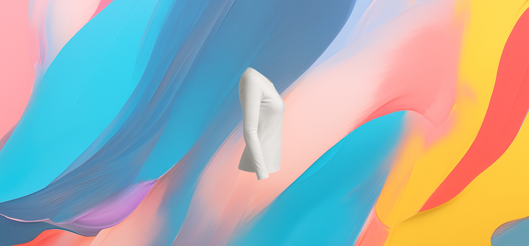 The 25X White Whisper Long Sleeve Tee - Image 3