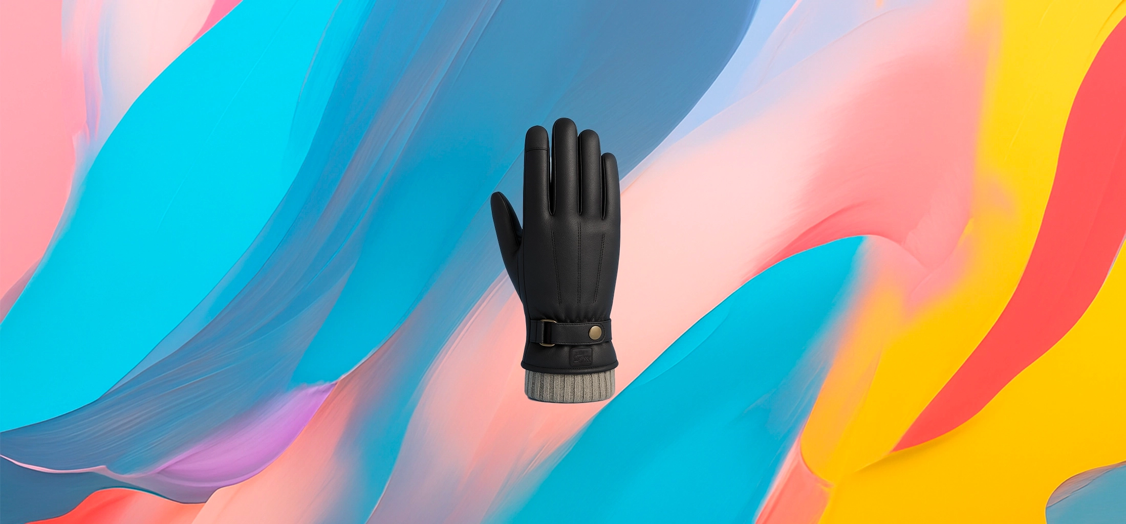 The 25x Black Leather Gloves - Image 2