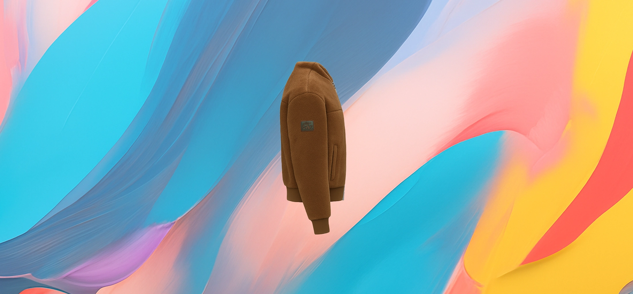 The 25x Brown Fleece Jacket - Image 3