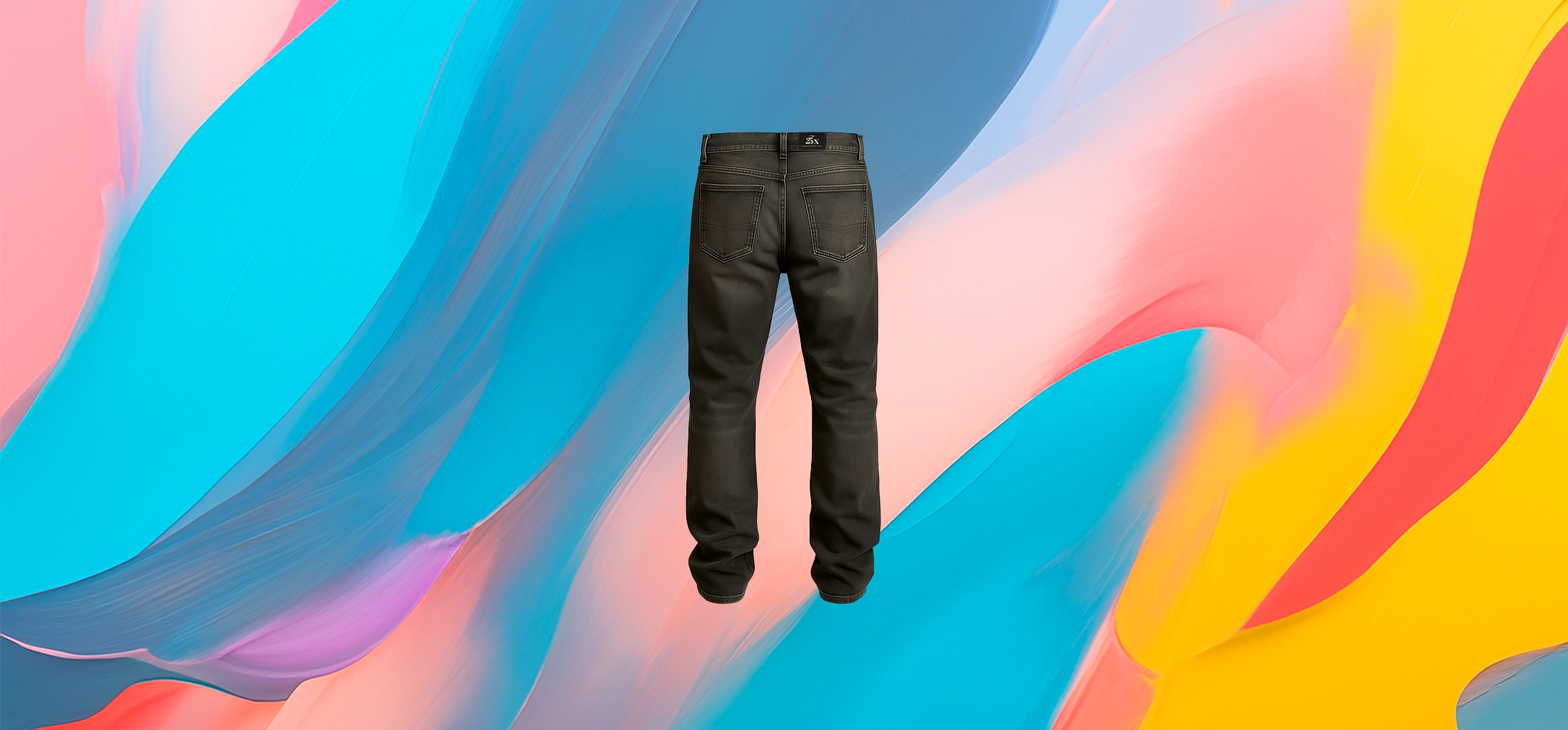 The 25x Grey Denim Pants - Image 3