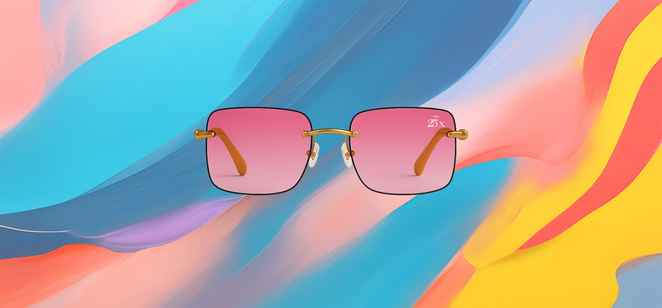 The 25x Rimless Sunglasses - Image 3