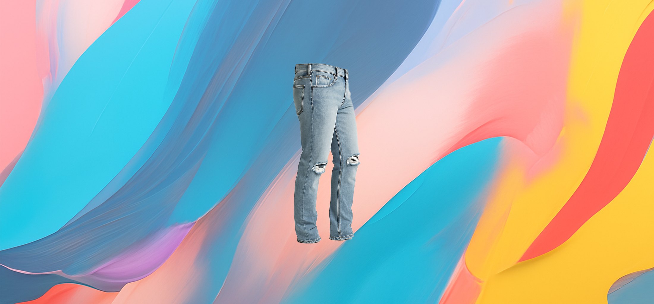 The 25x Distressed Denim Pants - Image 3