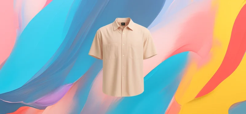 The 25X Peach Breeze Button‑Up