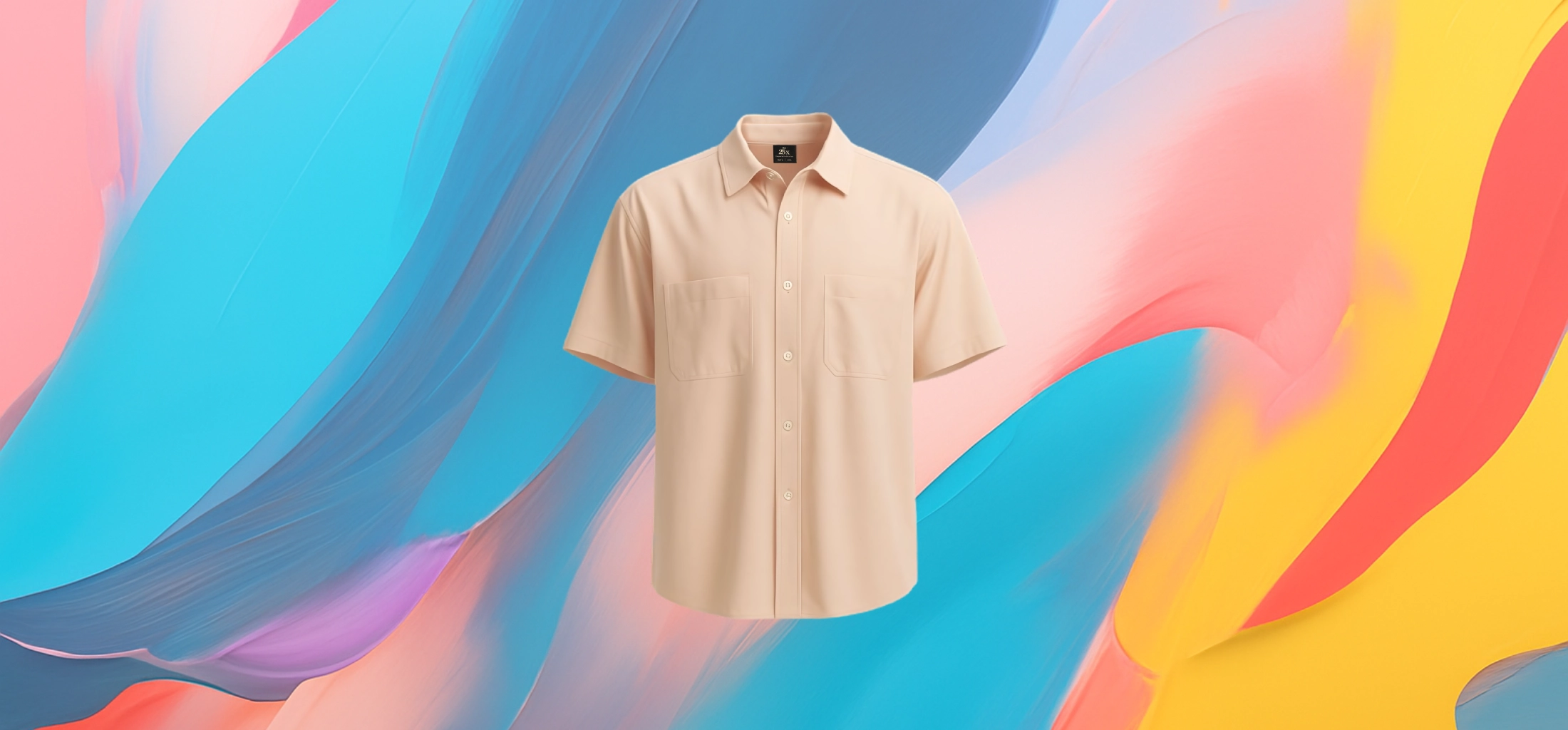 The 25X Peach Breeze Button‑Up