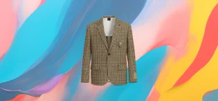 vue (1) The 25X Heritage Check Wool Blazer