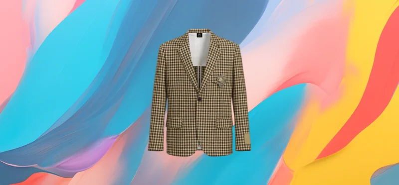 The 25X Heritage Check Wool Blazer