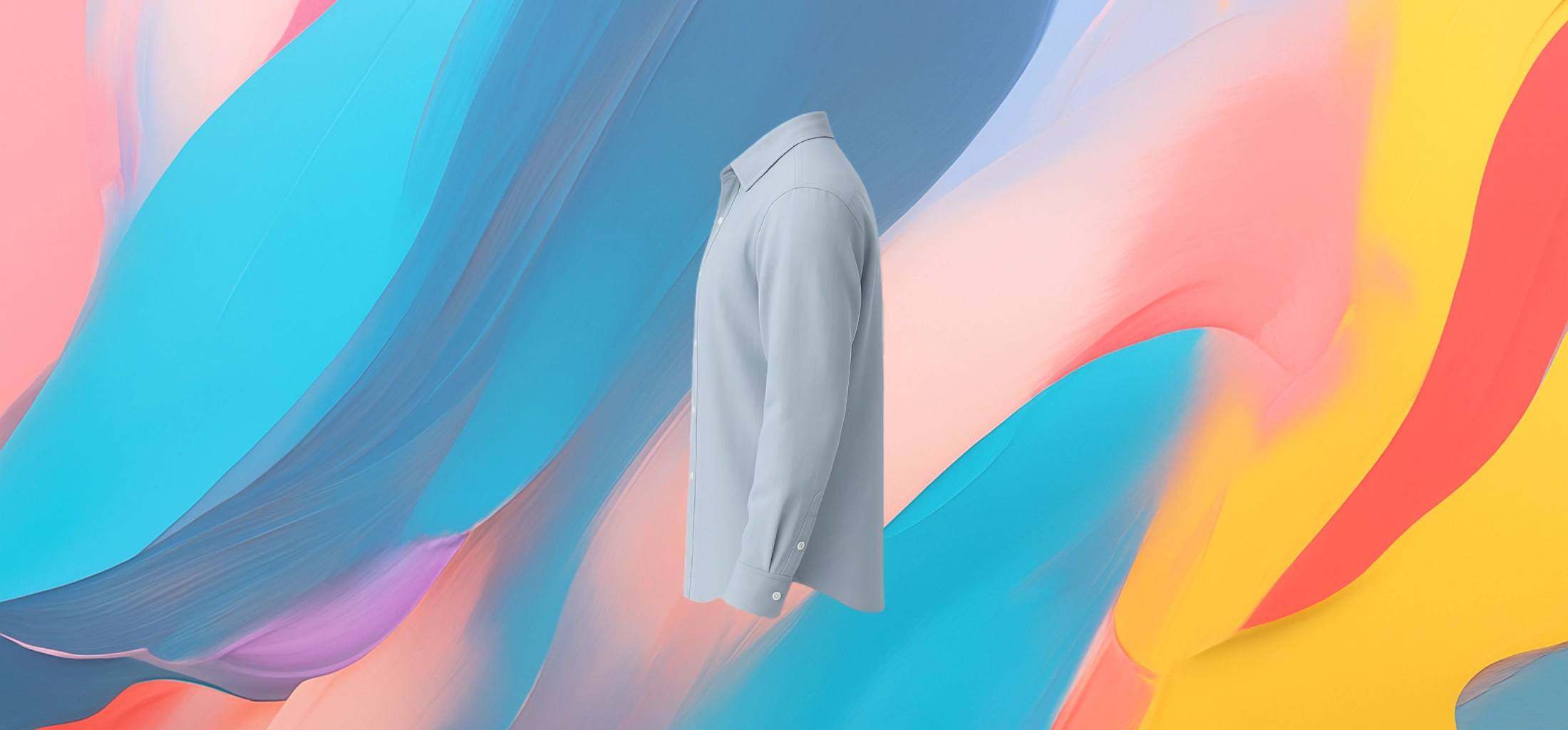The 25X Skyline Blue Oxford Shirt - Image 2