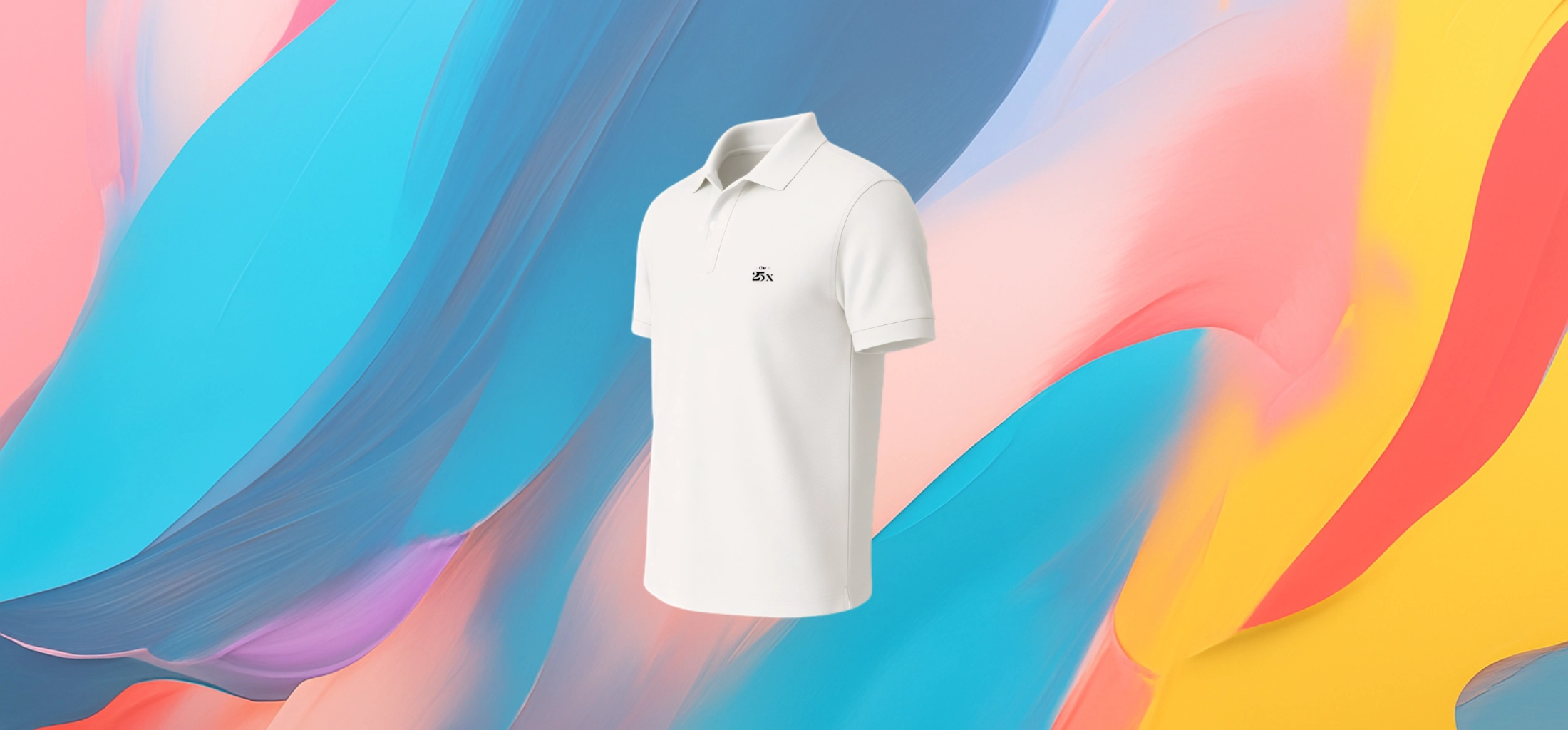 The 25X Essential Cotton Polo – Classic White - Image 2