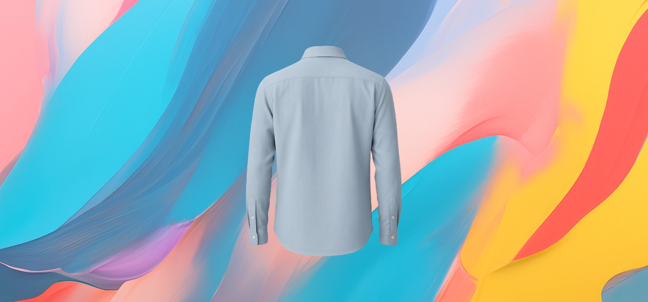 The 25X Skyline Blue Oxford Shirt - Image 4