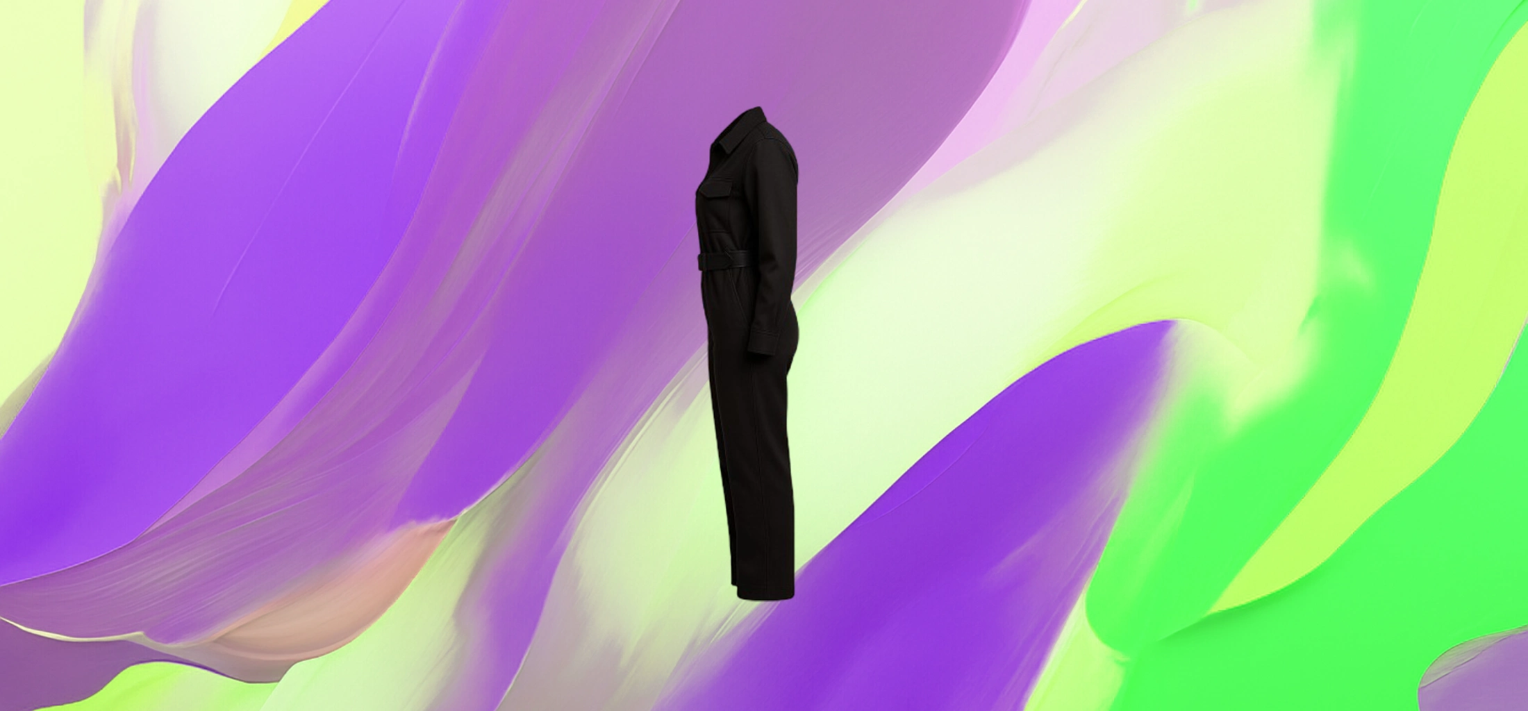 The 25X Noir Zip‑Front Jumpsuit - Image 4