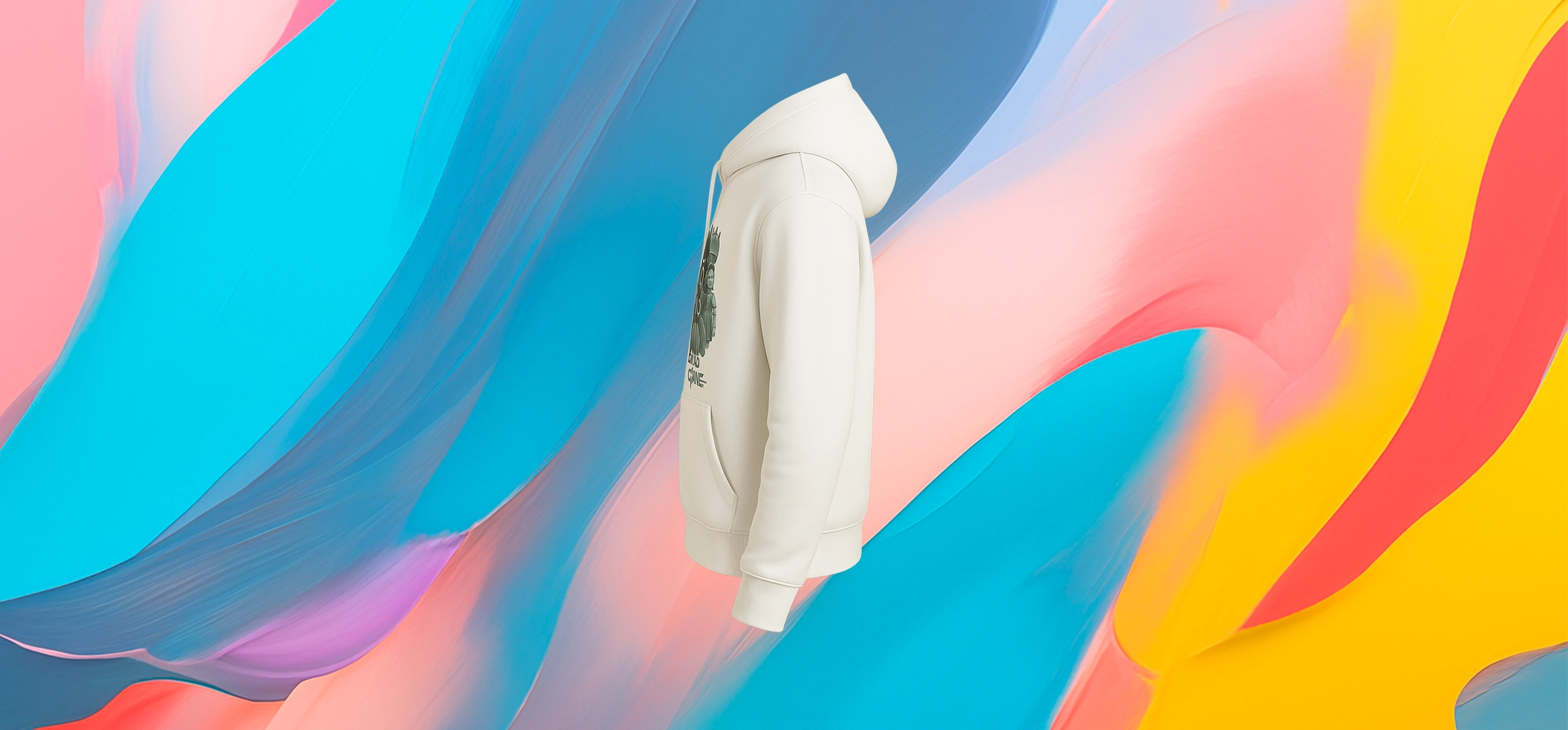 The 25X White Hoodie - Image 3