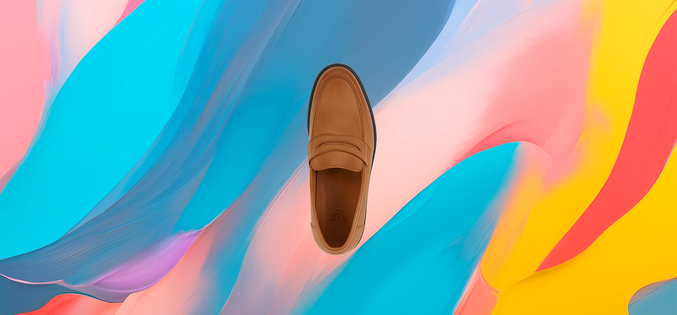 The 25X Heritage Tan Leather Penny Loafers - Image 2