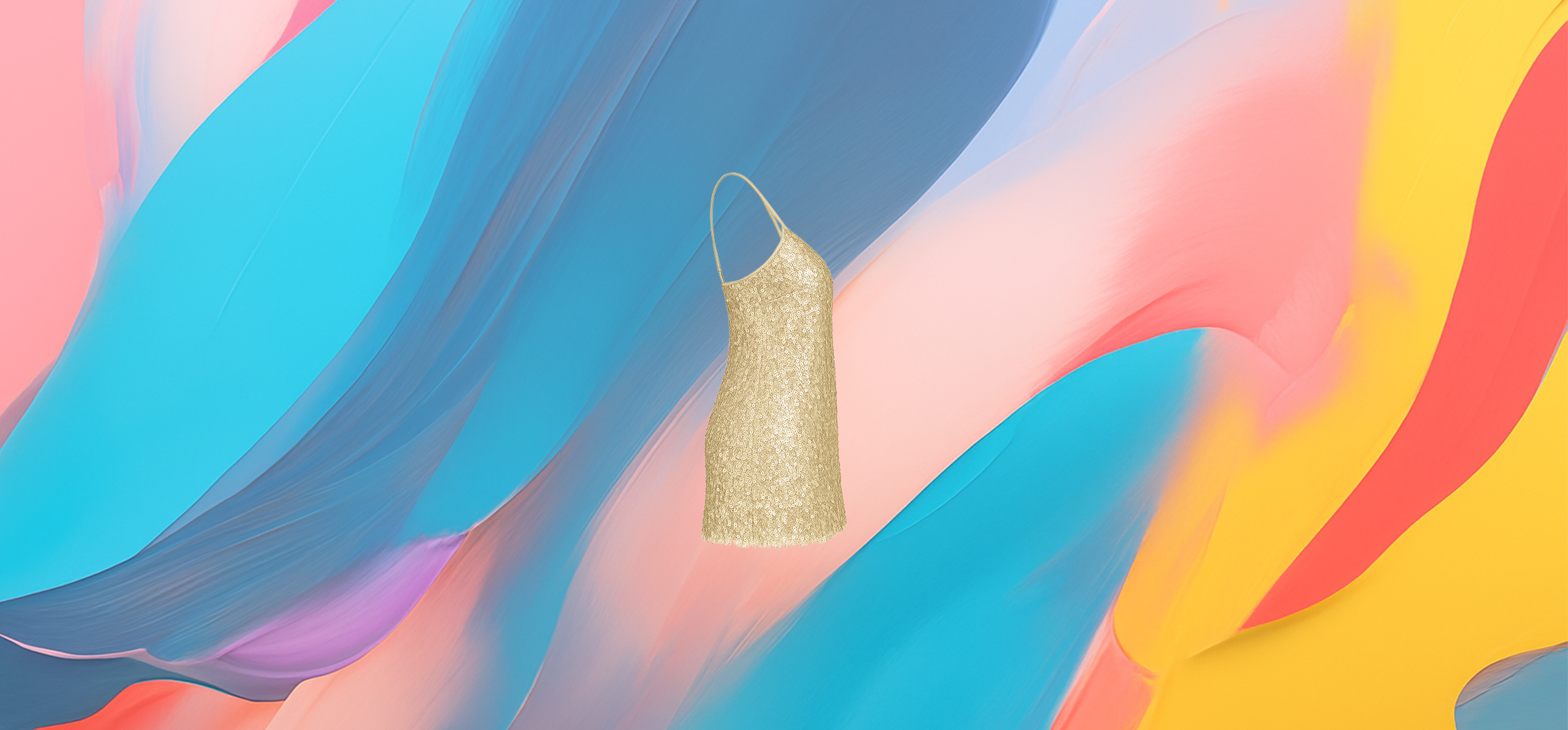 The 25X Gilded Glimmer Sequin Cami Dress - Image 2