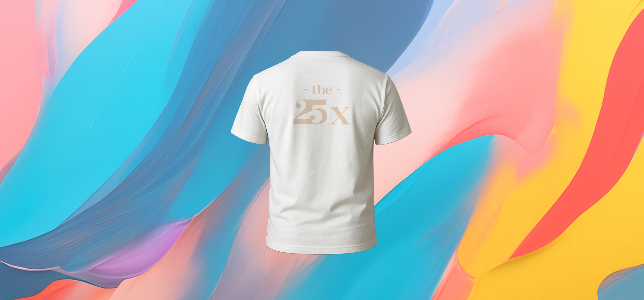 The 25X Pure Cotton White Tee - Image 4